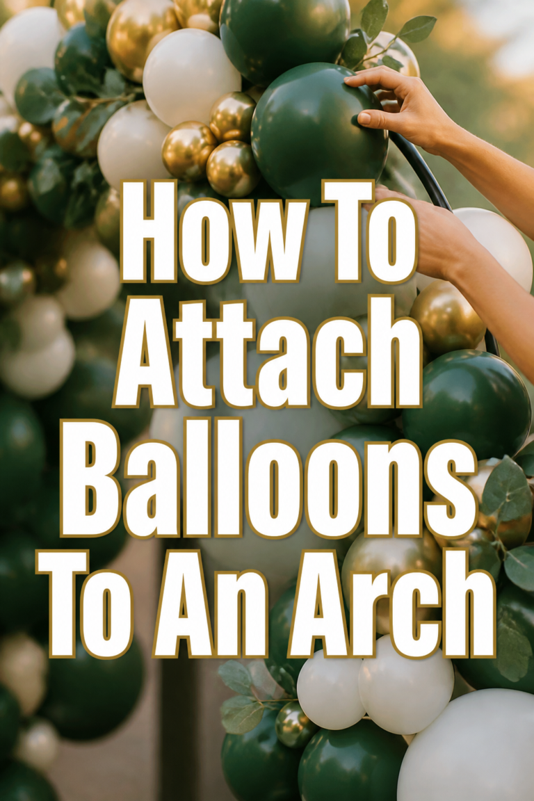 🎈 How To Attach Balloons To An Arch