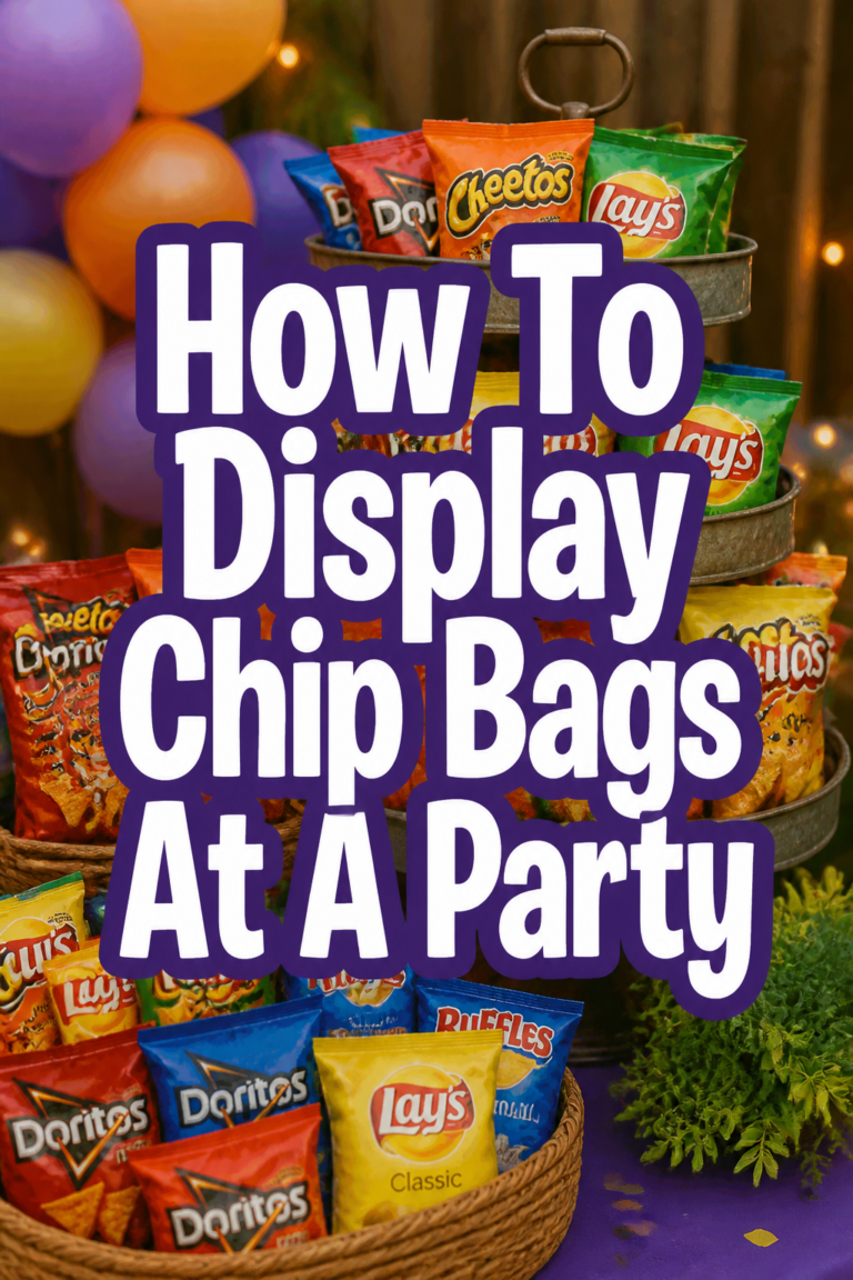 🎉 How To Display Chip Bags At A Party