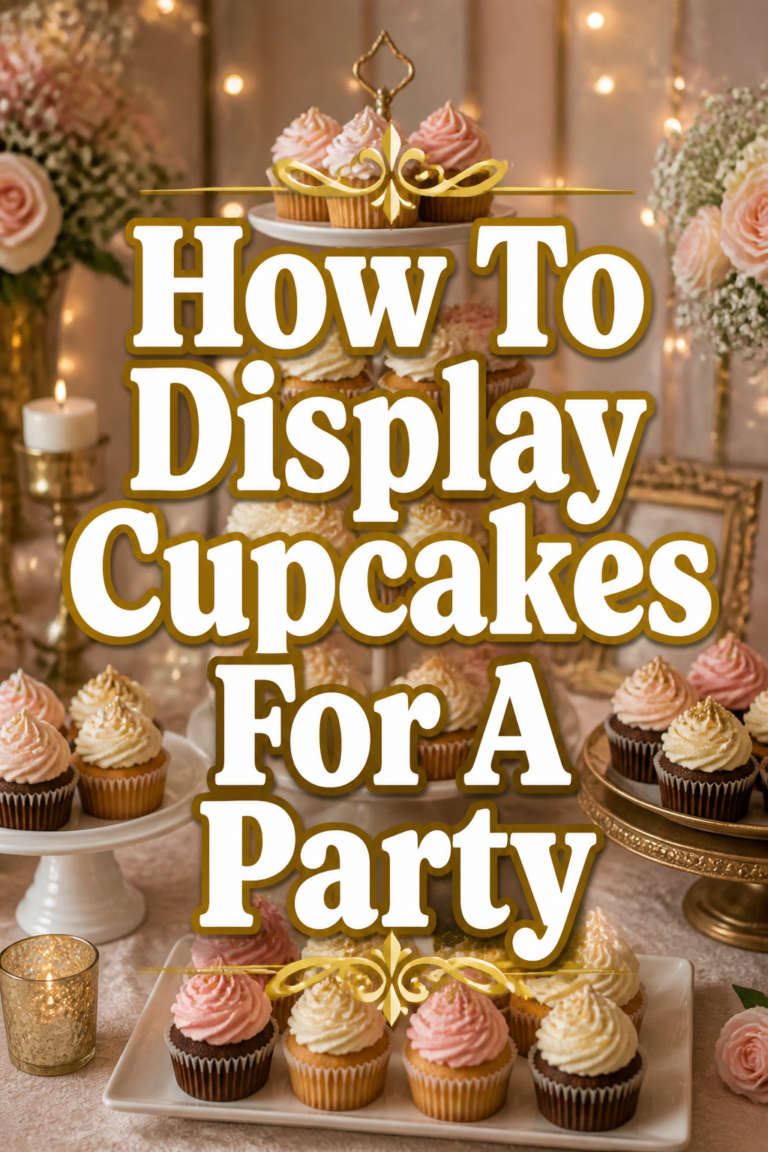 🧁 How To Display Cupcakes For A Party
