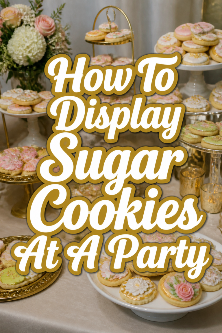 ✨ How To Display Sugar Cookies At A Party