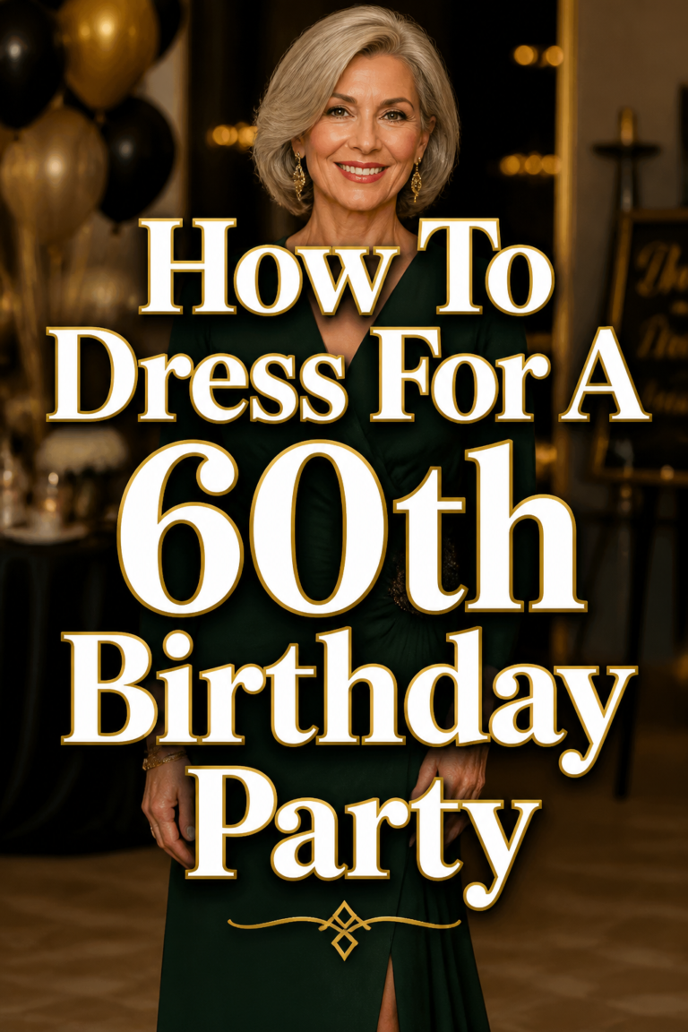 🎂 How To Dress For A 60th Birthday Party