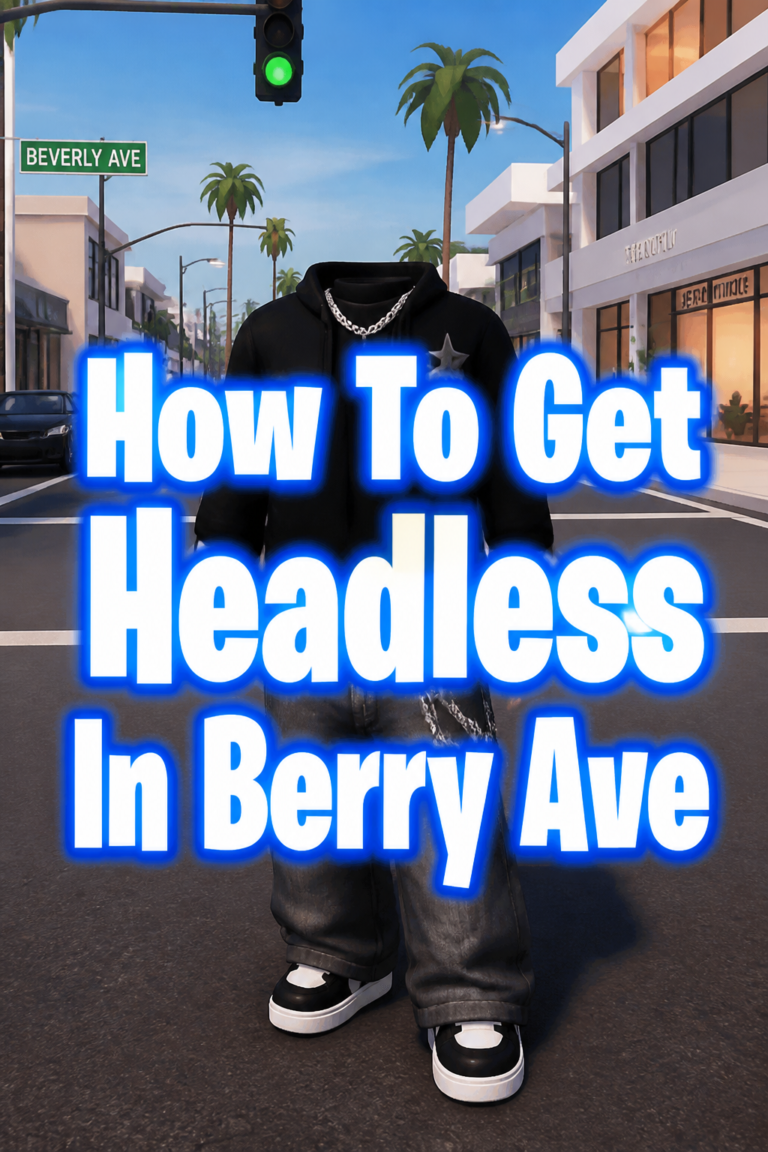 ✨ How To Get Headless In Berry Ave