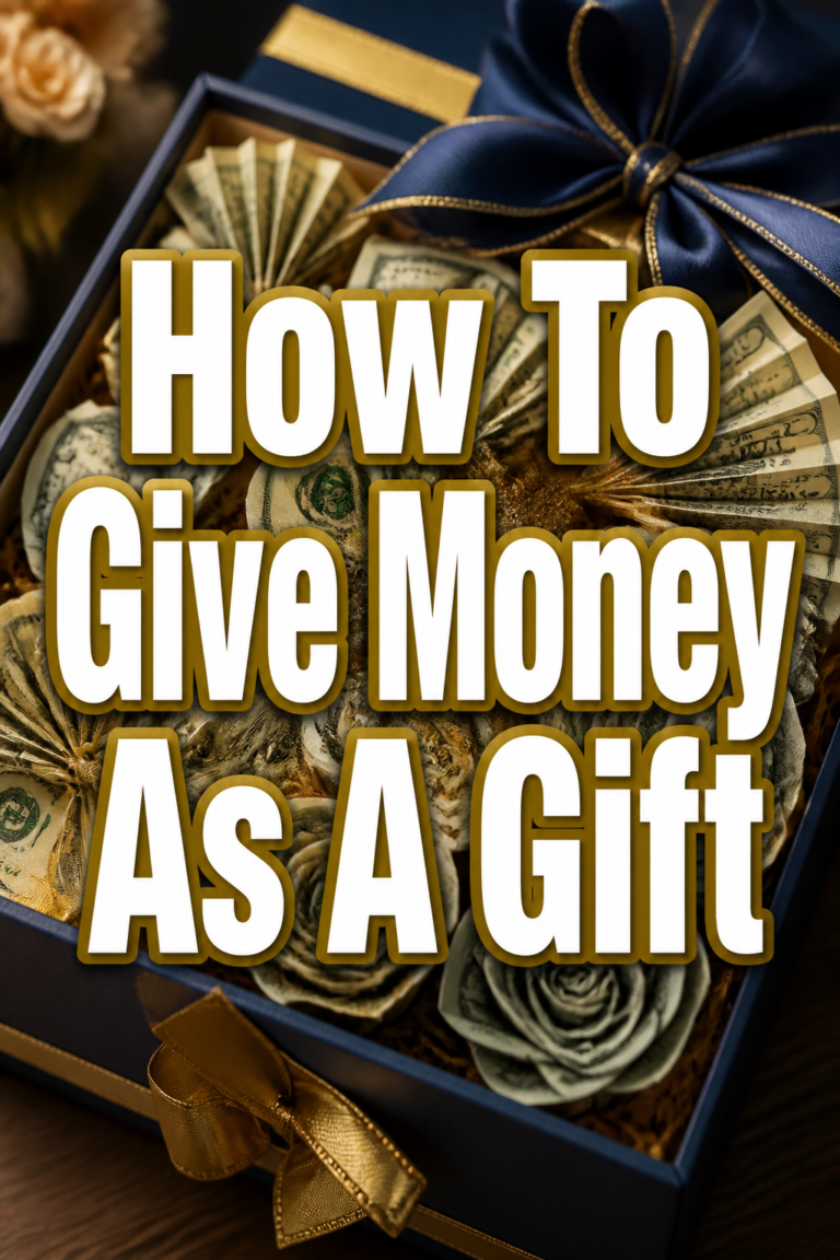 🎁 How To Give Money As A Gift