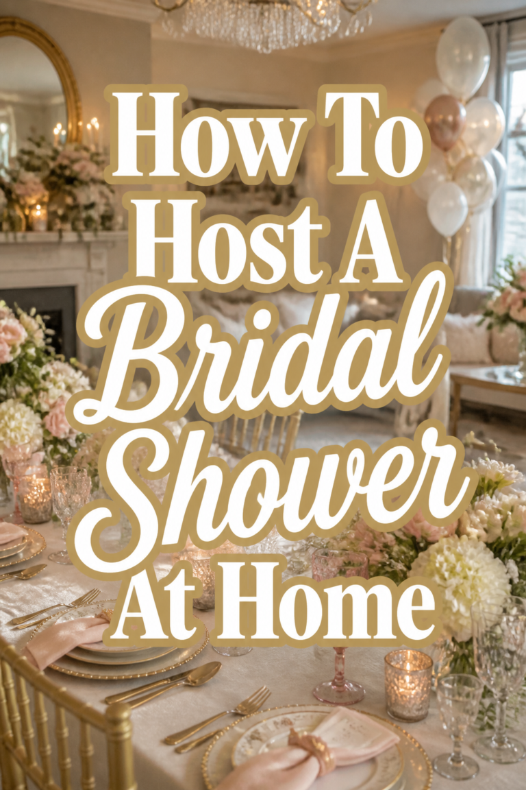 🌸 How To Host A Bridal Shower At Home