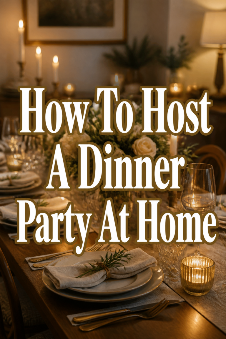 🥂 How To Host A Dinner Party At Home