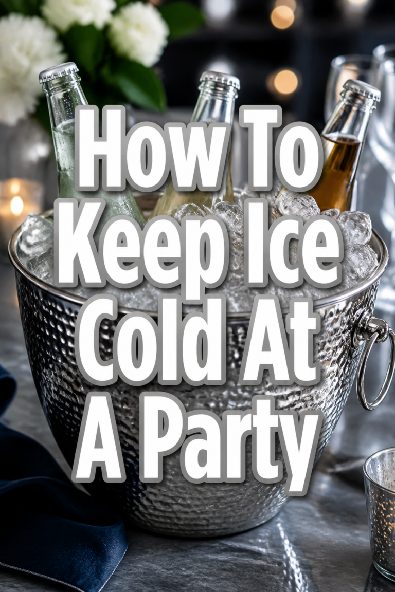 🧊 How To Keep Ice Cold At A Party