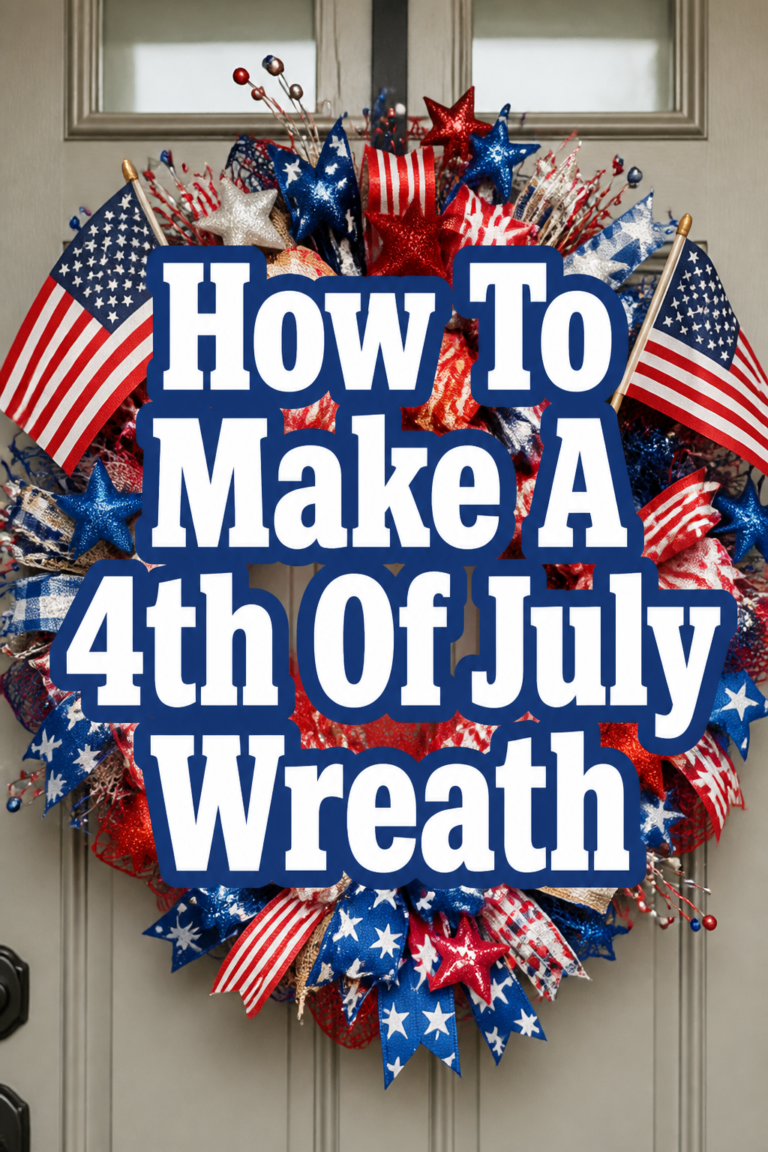 🎆 How To Make A 4th Of July Wreath