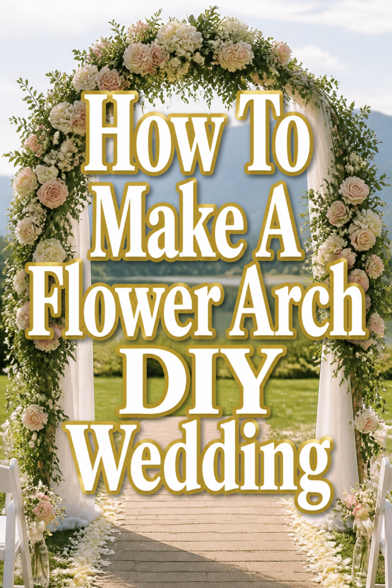 🌸 How To Make A Flower Arch DIY Wedding