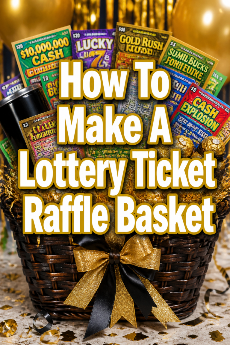 🎉 How To Make A Lottery Ticket Raffle Basket
