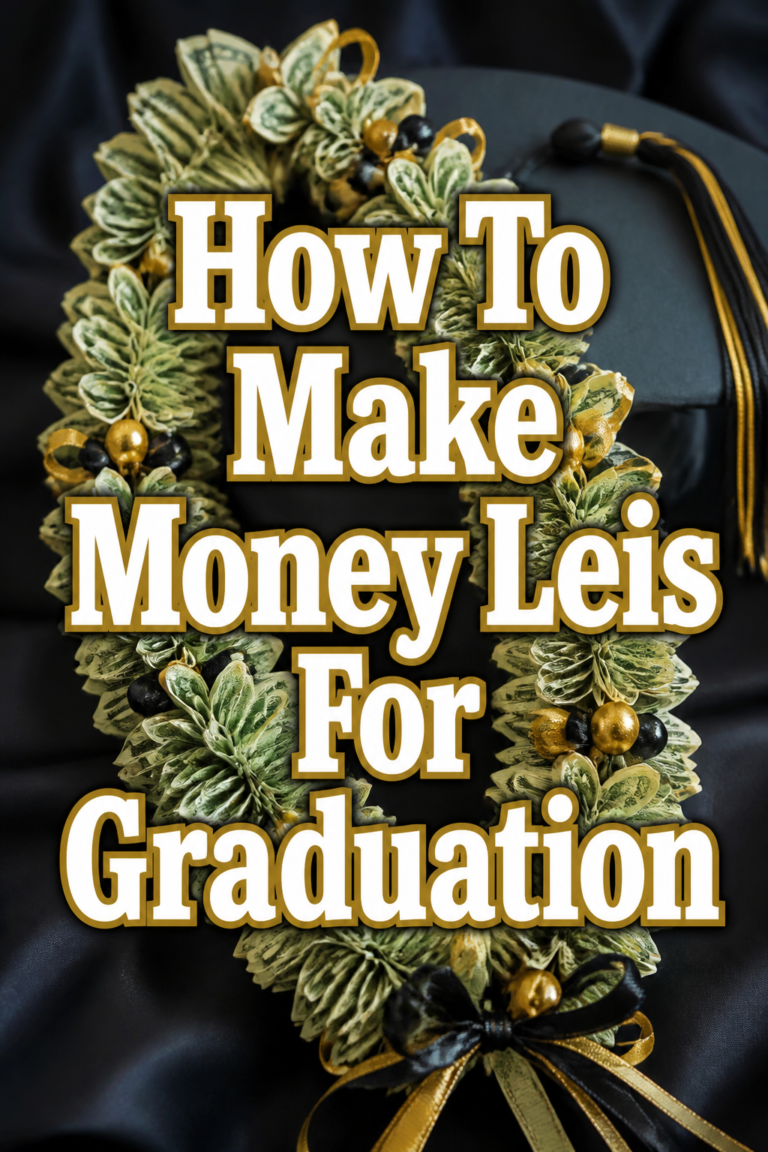🎓 How To Make Money Leis For Graduation