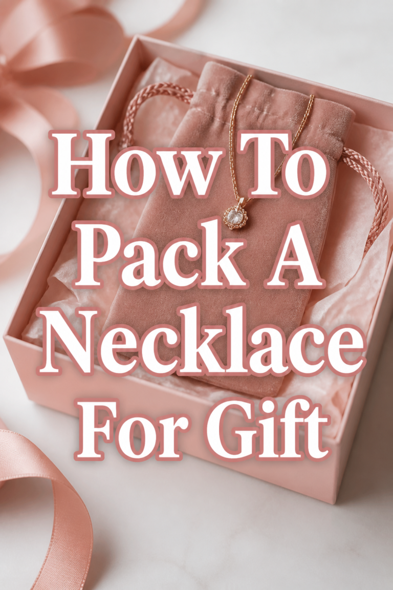 🥳 How To Pack A Necklace For Gift