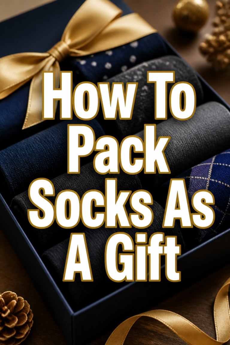 🎁 How To Pack Socks As A Gift