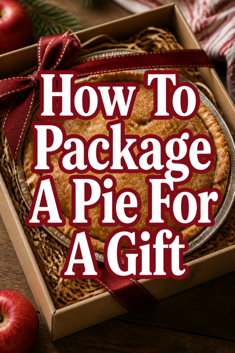 🥧 How To Package A Pie For A Gift
