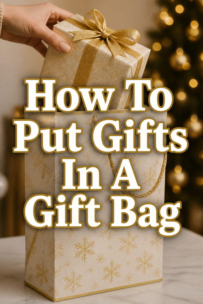 🎁 How To Put Gifts In A Gift Bag
