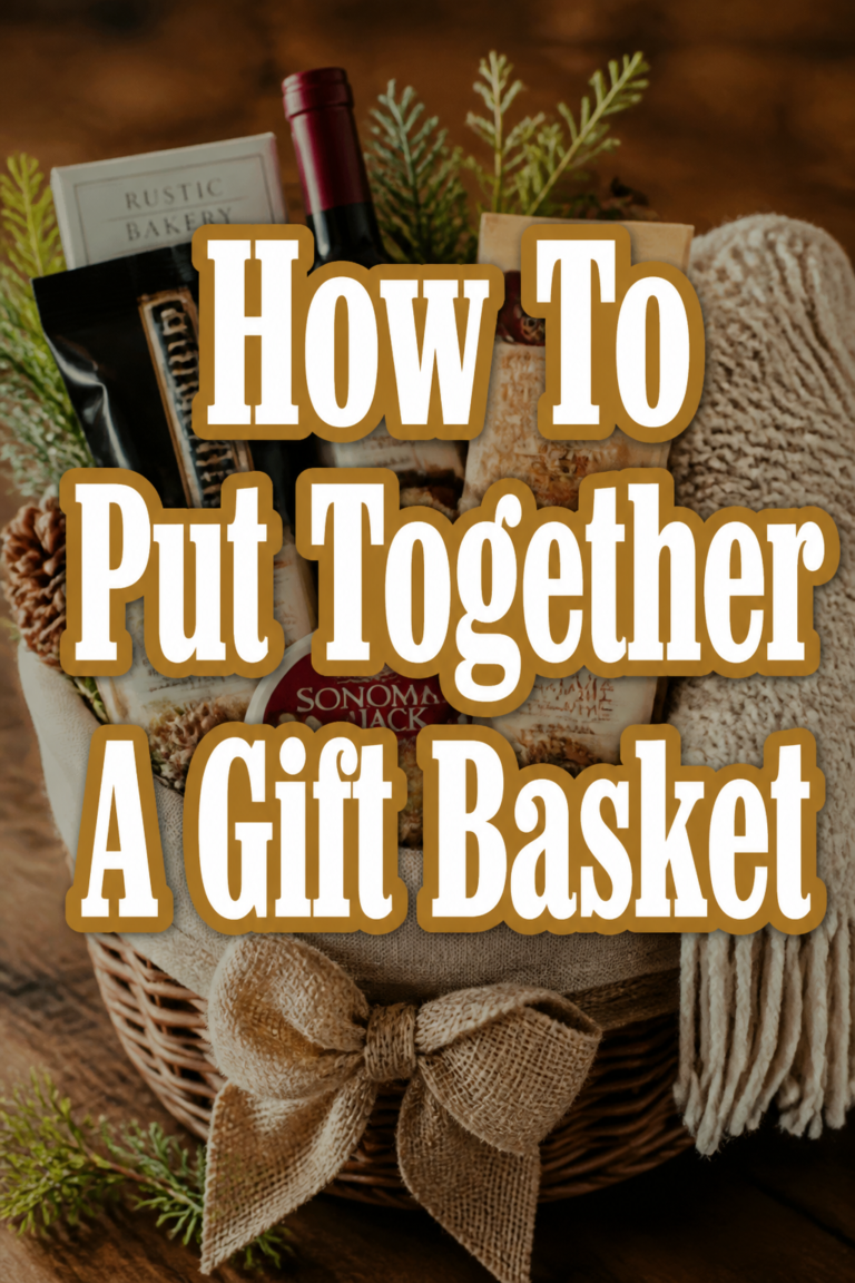 🧺 How To Put Together A Gift Basket