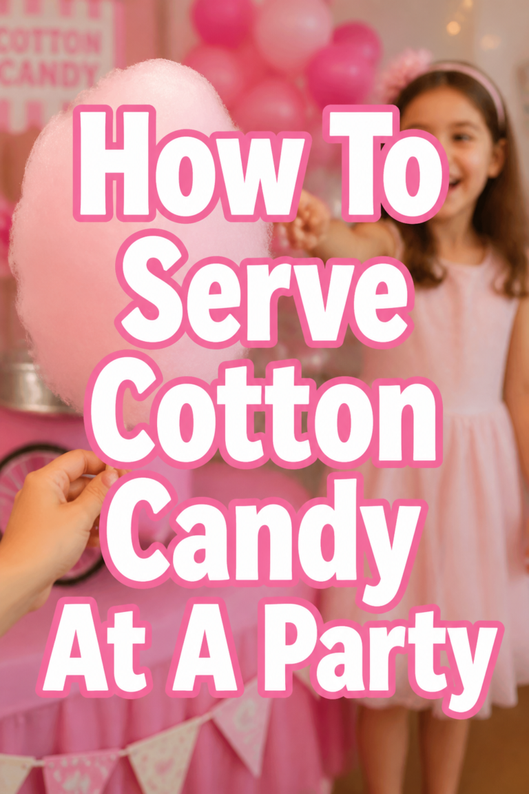 🍭 How To Serve Cotton Candy At A Party