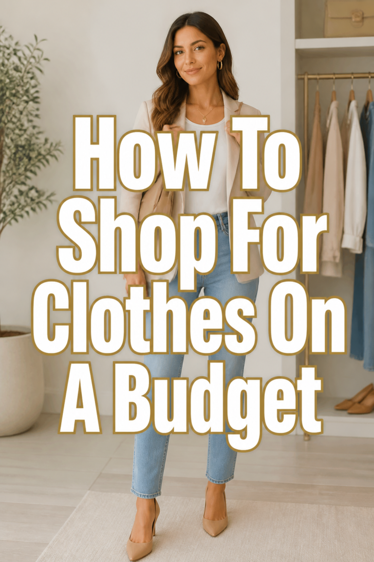 ✨ How To Shop For Clothes On A Budget