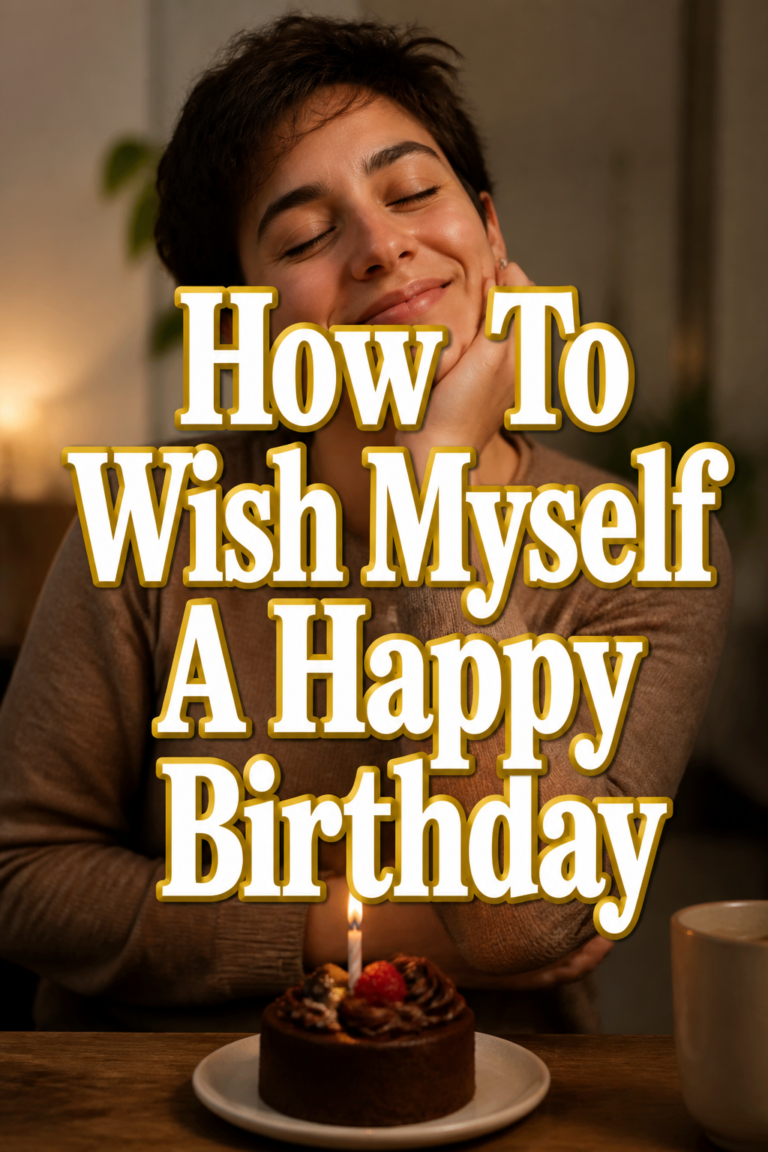 🎁 How To Wish Myself A Happy Birthday