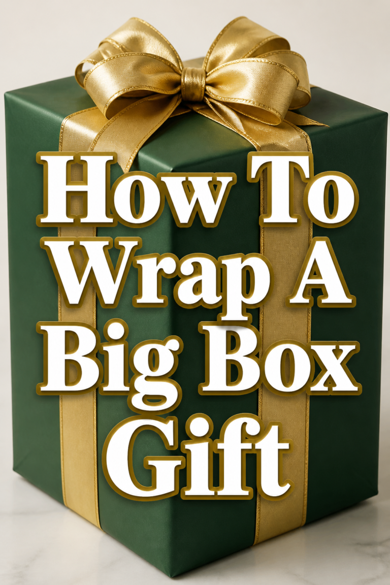 🎁 How To Wrap A Big Box Gift