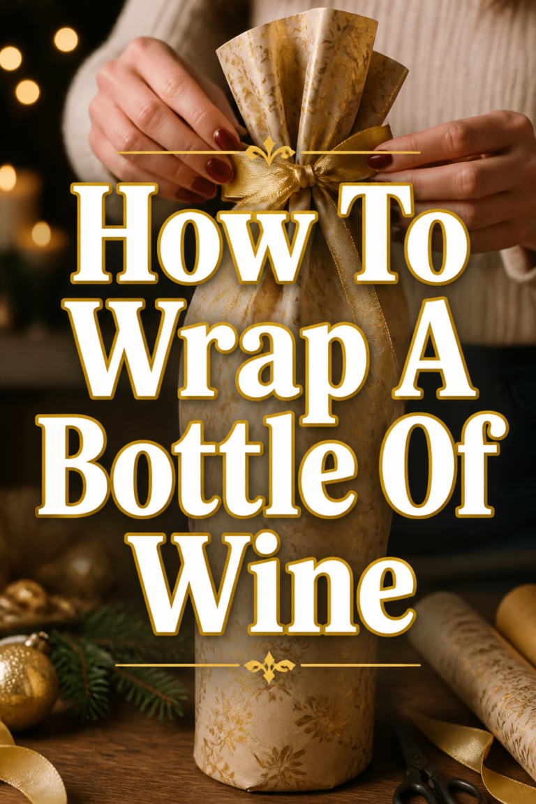 🥂 How To Wrap A Bottle Of Wine