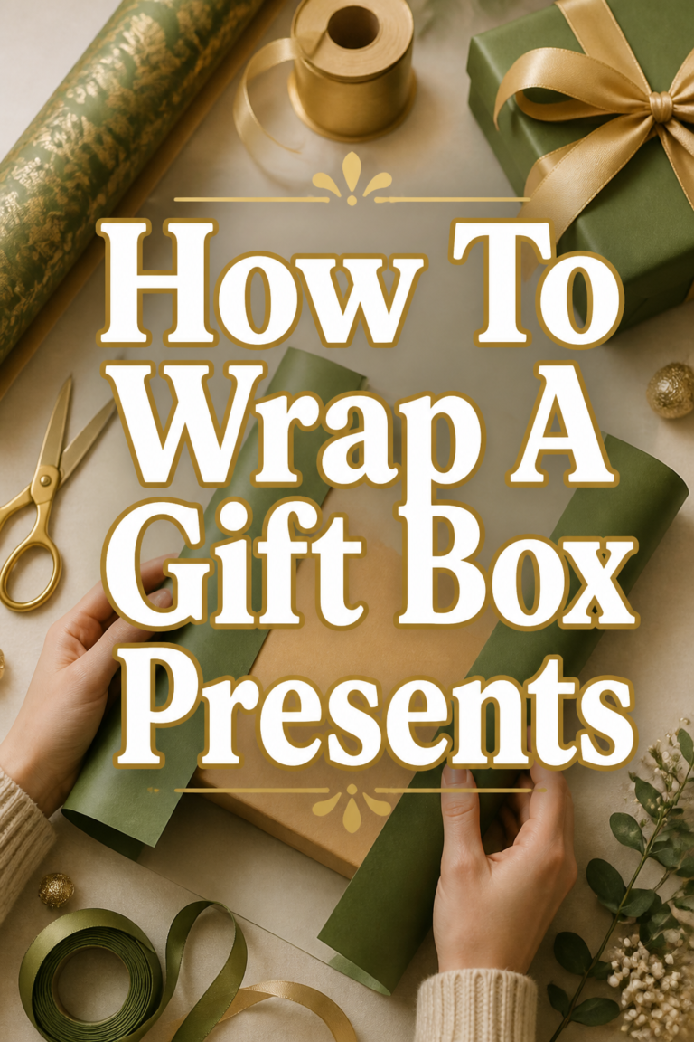 🎁 How To Wrap A Gift Box Presents