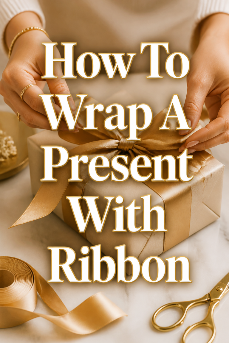 🎀 How To Wrap A Present With Ribbon