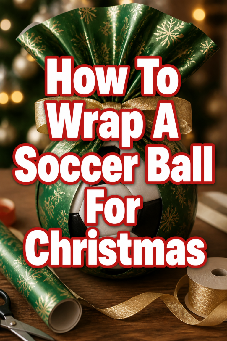⚽ How To Wrap A Soccer Ball For Christmas