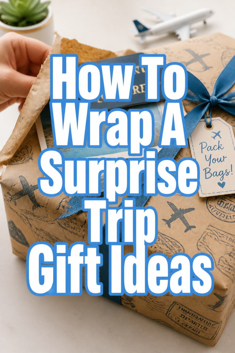✈️ How To Wrap A Surprise Trip Gift Ideas