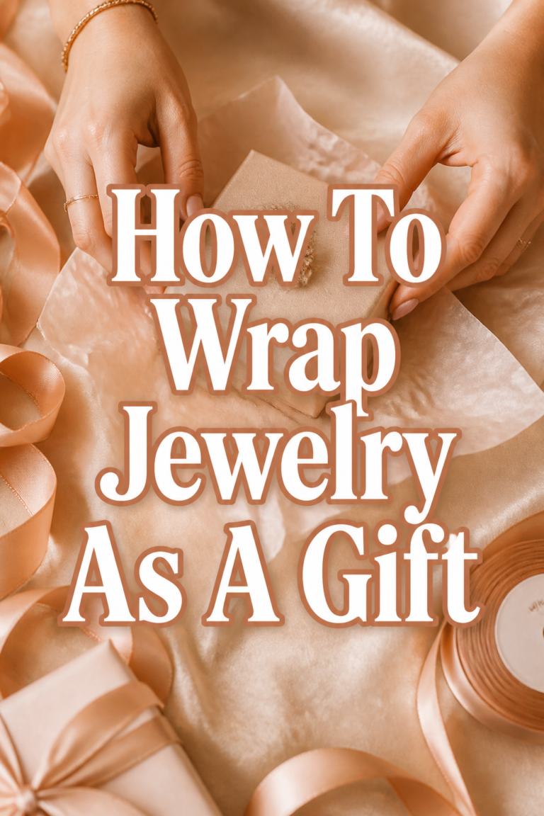 ✨ How To Wrap Jewelry As A Gift