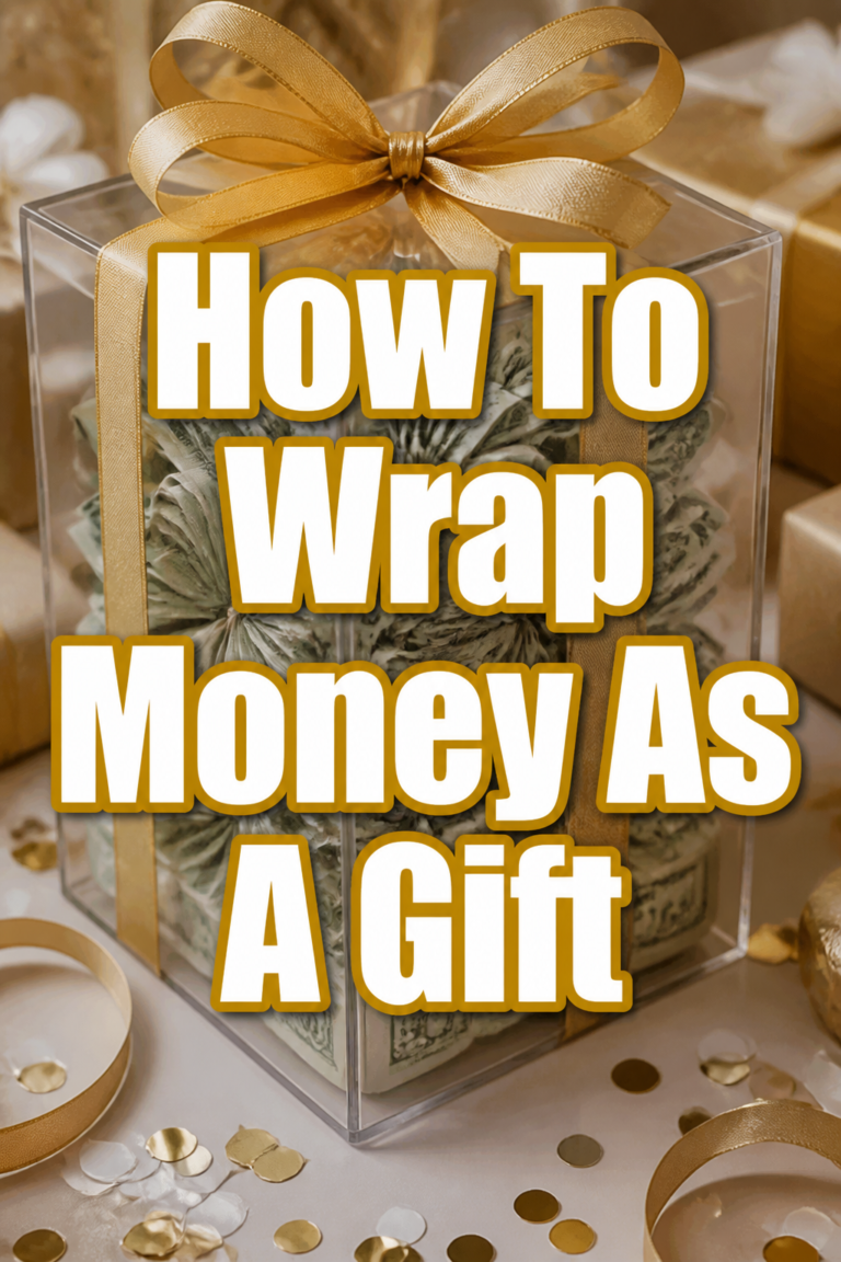🎁 How To Wrap Money As A Gift