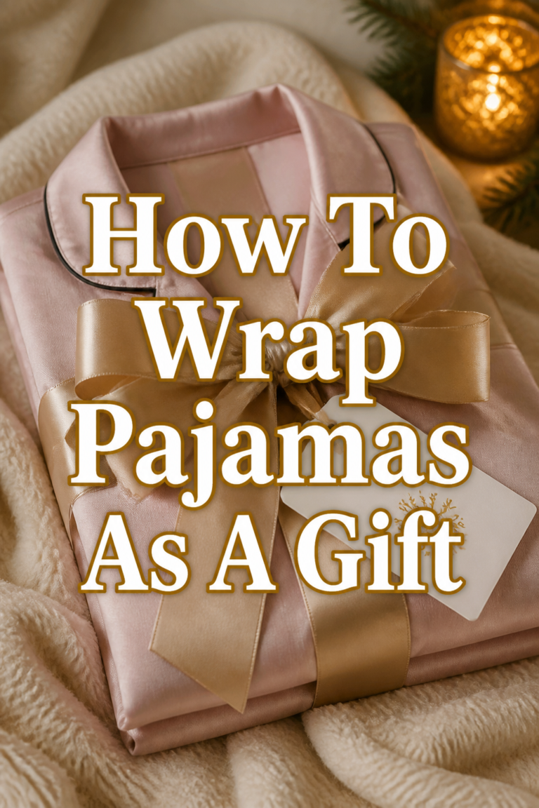 ✨ How To Wrap Pajamas As A Gift