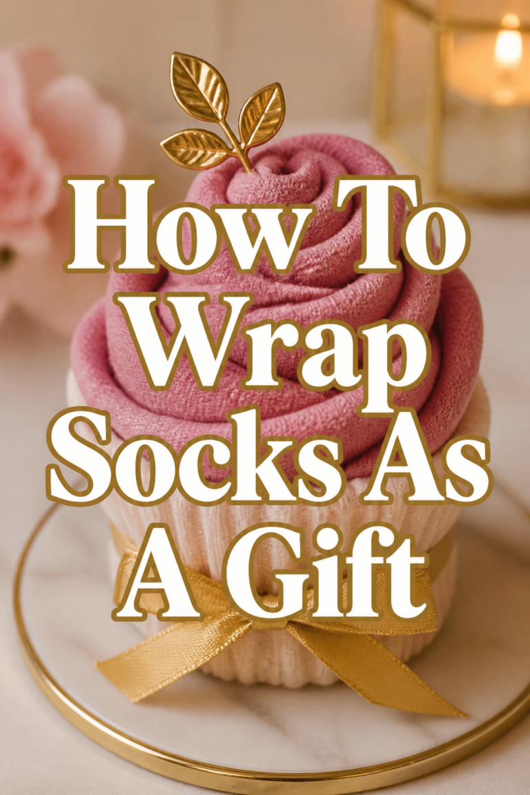 🎁 How To Wrap Socks As A Gift