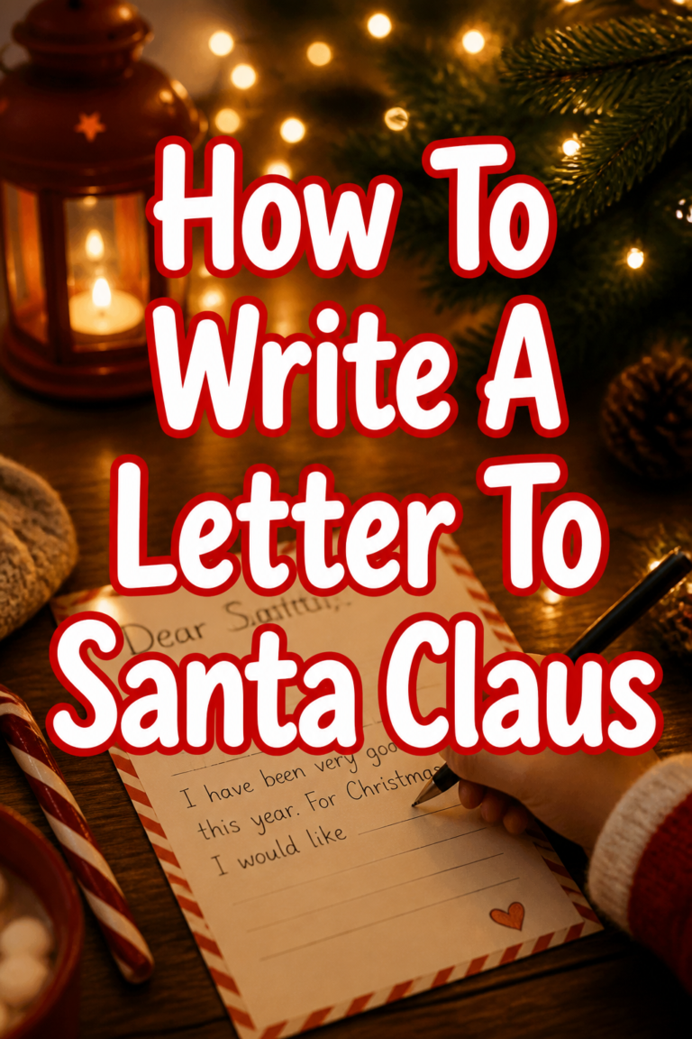 🎅 How To Write A Letter To Santa Claus