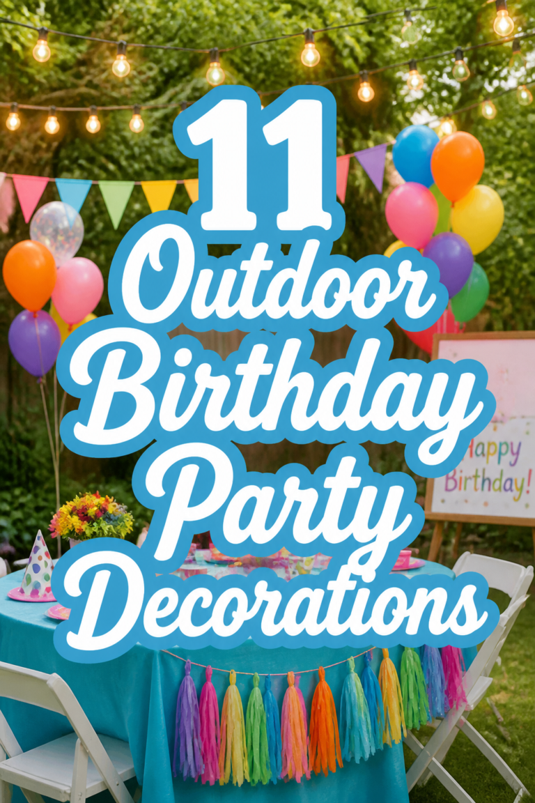 🎉 11 Outdoor Birthday Party Decorations