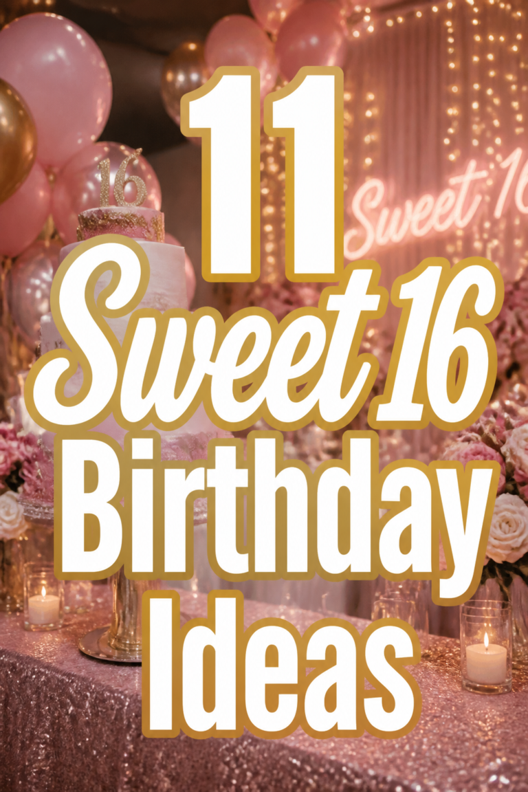 🎉 11 Sweet 16 Birthday Ideas