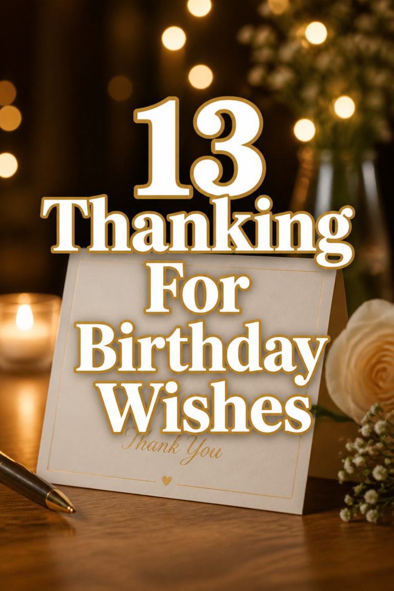 🎉 13 Thanking For Birthday Wishes